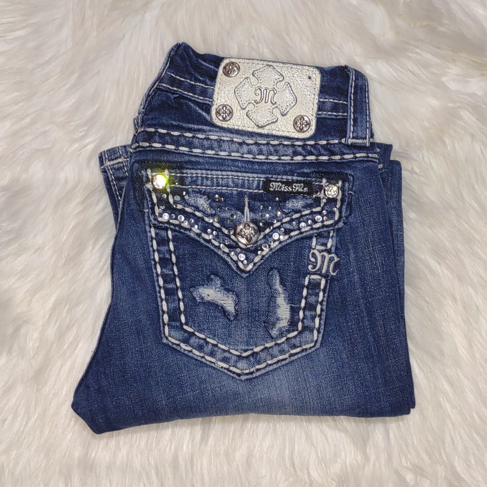 Miss Me Slim Bootcut Jeans size 26 - Picture 7 of 11